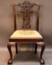 19thc. Mahogany Dining Chair with  very detailed carving