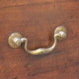 19thc. Oak Chest with Metal Straps. - Image 3
