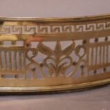 Late 18thc. Curved Brass Fender - Image 3