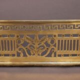 Late 18thc. Curved Brass Fender - Image 4