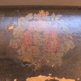 19thc. Ebonised & Painted Rocking Chair - Image 3
