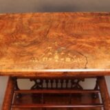 19thc. Walnut Canterbury Whatnot - Image 5