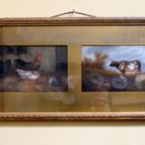 A Gilt Mounted Pair of Pastels