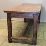 19thc. Oak Refectory Table