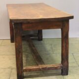 19thc. Oak Refectory Table - Image 5