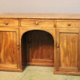 19thc. Golden Mahogany Knee Hole Desk/Dressing Table - Image 2