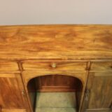 19thc. Golden Mahogany Knee Hole Desk/Dressing Table - Image 3