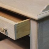 A Pair of Handmade Limed Oak Bedside Cupboards - Image 3
