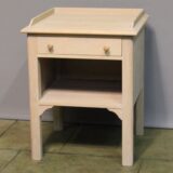 A Pair of Handmade Limed Oak Bedside Cupboards - Image 5