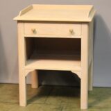 A Pair of Handmade Limed Oak Bedside Cupboards - Image 6