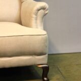 19thc. Walnut Wing Armchair - Image 3