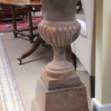 A Pair of Early 20thc. Cast iron Urns - Image 3
