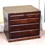 18thc. Oak Box Close Stool