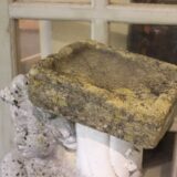 Reconstituted Stone FigureOf a Boy Holding up a LaterHam Stone Bird Bath - Image 4