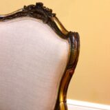 Pair of 19thc. Gilt & Painted Salon Chairs - Image 2