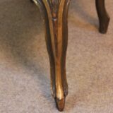 Pair of 19thc. Gilt & Painted Salon Chairs - Image 6
