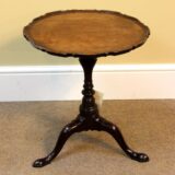 18thc. Mahogany Pie Crust Table