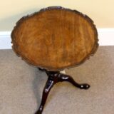 18thc. Mahogany Pie Crust Table - Image 5