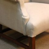 Large 19thc. Mahogany Wing Armchair - Image 4