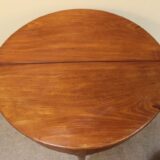 18thc Mahogany D Games Table - Image 4