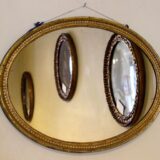 Early 19thc. Gilt Oval Mirror