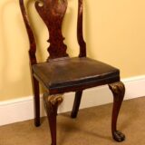 A Set of Six 19thc. Walnut & Burr Walnut Single Dining Chairs - Image 3