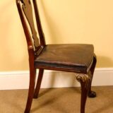 A Set of Six 19thc. Walnut & Burr Walnut Single Dining Chairs - Image 2