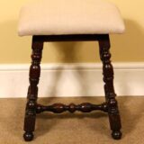 19thc. Walnut Stool