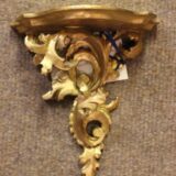 Pair of Early 20thc. Giltwood Wall Brackets - Image 3