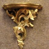 Pair of Early 20thc. Giltwood Wall Brackets - Image 4