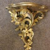 Pair of Early 20thc. Giltwood Wall Brackets - Image 2