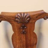 19thc. Walnut Side Chair - Image 4