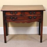 18thc. Elm Side Table