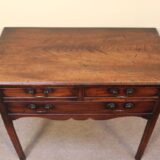 18thc. Elm Side Table - Image 4