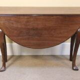 18thc. Honduras Mahogany Drop Leaf Supper Table - Image 2