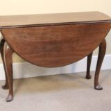 18thc. Honduras Mahogany Drop Leaf Supper Table - Image 3