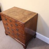 Small 18thc. Walnut Chest of Drawers - Image 3