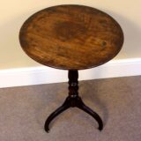 C.1800 Mahogany Tripod Table - Image 3