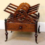 19thc. Rosewood Canterbury - Image 2
