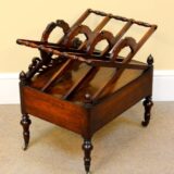 19thc. Rosewood Canterbury - Image 3