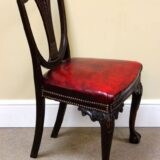 Set of Four 19thc. Shield Back Dining Chairs - Image 5