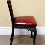 Set of Four 19thc. Shield Back Dining Chairs - Image 6