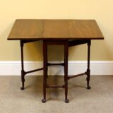 19thc. Mahogany Spider Leg Table
