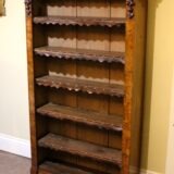 19thc. Walnut Bookcase 