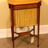 19thc. Satinwood Work Table