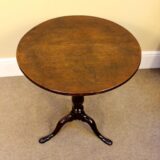 Late 18thc. Walnut Tripod Table - Image 4