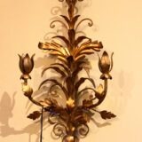 A Pair of Bronzed Electric Wall Lights - Image 4