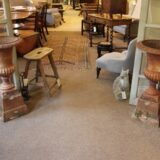 Pair of Edwardian Cast Iron Urns on Stands - Image 5