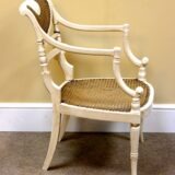 A Pair of Regency Painted Bergere Chairs - Image 5