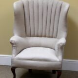 Late 19thc. Walnut Upholstered Armchair - Image 2